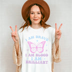 I Am Brave - Kids Unisex Crewneck T-Shirt Sweatshirt Hoodie