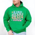 Kind Heart Brave Soul - Kids Unisex Crewneck T-Shirt Sweatshirt Hoodie