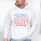 Kind Heart Brave Soul - Kids Unisex Crewneck T-Shirt Sweatshirt Hoodie