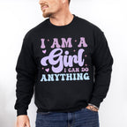 Girls Can Do Anything - Kids Unisex Crewneck T-Shirt Sweatshirt Hoodie