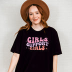 Girls Support Girls - Kids Unisex Crewneck T-Shirt Sweatshirt Hoodie