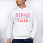 Girls Support Girls - Kids Unisex Crewneck T-Shirt Sweatshirt Hoodie
