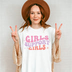 Girls Support Girls - Kids Unisex Crewneck T-Shirt Sweatshirt Hoodie