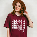 Mama's Boy Smiley - Kids Unisex Crewneck T-Shirt Sweatshirt Hoodie