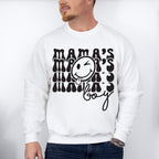 Mama's Boy Smiley - Kids Unisex Crewneck T-Shirt Sweatshirt Hoodie