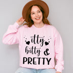 Itty Bitty And Pretty - Kids Unisex Crewneck T-Shirt Sweatshirt Hoodie