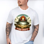 Fire Dept Design - Firefighter Unisex Crewneck T-Shirt Sweatshirt Hoodie