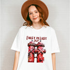 First In Last Out - Firefighter Unisex Crewneck T-Shirt Sweatshirt Hoodie