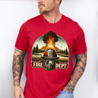 Fire Dept Helmet - Firefighter Unisex Crewneck T-Shirt Sweatshirt Hoodie