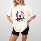 Dibs On The Fireman - Firefighter Unisex Crewneck T-Shirt Sweatshirt Hoodie