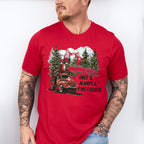 Once & Always a Firefighter Firetruck Design - Firefighter Unisex Crewneck T-Shirt Sweatshirt Hoodie
