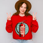 Back The Red - Firefighter Unisex Crewneck T-Shirt Sweatshirt Hoodie
