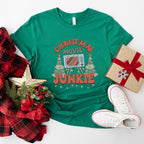 Christmas Movie Junkie - Christmas Unisex Crewneck T-Shirt Sweatshirt Hoodie