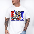 EMT Leopard Design - EMT Unisex Crewneck T-Shirt Sweatshirt Hoodie