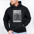 EMT Nutrition Facts - EMT Unisex Crewneck T-Shirt Sweatshirt Hoodie