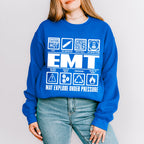 EMT May Explode Under Pressure - EMT Unisex Crewneck T-Shirt Sweatshirt Hoodie