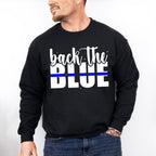 Back The Blue - Police Unisex Crewneck T-Shirt Sweatshirt Hoodie