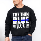 The Thin Blue Live - Police Unisex Crewneck T-Shirt Sweatshirt Hoodie