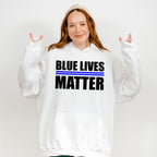 Blue Lives Matter - Police Unisex Crewneck T-Shirt Sweatshirt Hoodie
