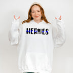 Heroes - Police Unisex Crewneck T-Shirt Sweatshirt Hoodie
