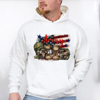 Boots Army Dad Design - Military Unisex Crewneck T-Shirt Sweatshirt Hoodie