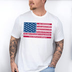 US Flag 2nd Amendment Design - Military Unisex Crewneck T-Shirt Sweatshirt Hoodie