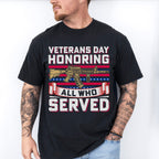 Veterans Day Honoring All Who Served - Military Unisex Crewneck T-Shirt Sweatshirt Hoodie