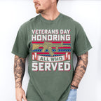 Veterans Day Honoring All Who Served - Military Unisex Crewneck T-Shirt Sweatshirt Hoodie