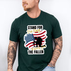 Stand For The Flag - Military Unisex Crewneck T-Shirt Sweatshirt Hoodie