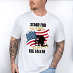 Stand For The Flag - Military Unisex Crewneck T-Shirt Sweatshirt Hoodie