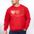 Love Never Fails - Valentines Theme Unisex Crewneck T-Shirt Sweatshirt Hoodie