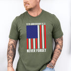21th Anniversary 9.11 Never Forget - Military Unisex Crewneck T-Shirt Sweatshirt Hoodie
