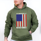 21th Anniversary 9.11 Never Forget - Military Unisex Crewneck T-Shirt Sweatshirt Hoodie