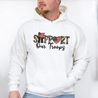 Support Our Troops - Military Unisex Crewneck T-Shirt Sweatshirt Hoodie