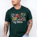 Love My Veteran - Military Unisex Crewneck T-Shirt Sweatshirt Hoodie