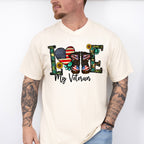 Love My Veteran - Military Unisex Crewneck T-Shirt Sweatshirt Hoodie