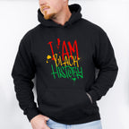I Am Black History Graffiti Design Black Lives Matter Unisex Crewneck T-Shirt Sweatshirt Hoodie