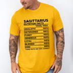 Sagittarius Nutrition Facts - Zodiac & Horoscopes Unisex Crewneck T-Shirt Sweatshirt Hoodie