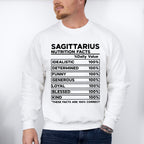 Sagittarius Nutrition Facts - Zodiac & Horoscopes Unisex Crewneck T-Shirt Sweatshirt Hoodie