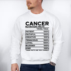Cancer Nutrition Facts - Zodiac & Horoscopes Unisex Crewneck T-Shirt Sweatshirt Hoodie