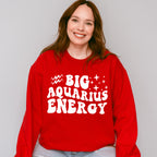 Big Aquarius Energy - Zodiac & Horoscopes Unisex Crewneck T-Shirt Sweatshirt Hoodie
