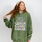 Groovy Cancer Design - Zodiac & Horoscopes Unisex Crewneck T-Shirt Sweatshirt Hoodie