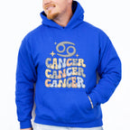 Groovy Cancer Design - Zodiac & Horoscopes Unisex Crewneck T-Shirt Sweatshirt Hoodie