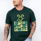 Groovy Taurus Design - Zodiac & Horoscopes Unisex Crewneck T-Shirt Sweatshirt Hoodie