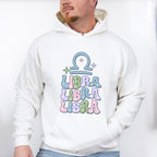 Groovy Libra Design - Zodiac & Horoscopes Unisex Crewneck T-Shirt Sweatshirt Hoodie