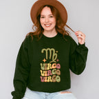 Groovy Virgo Design - Zodiac & Horoscopes Unisex Crewneck T-Shirt Sweatshirt Hoodie