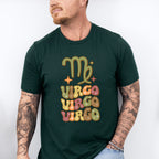 Groovy Virgo Design - Zodiac & Horoscopes Unisex Crewneck T-Shirt Sweatshirt Hoodie