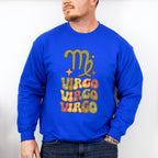 Groovy Virgo Design - Zodiac & Horoscopes Unisex Crewneck T-Shirt Sweatshirt Hoodie