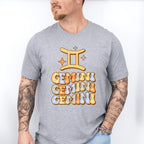 Groovy Gemini Design - Zodiac & Horoscopes Unisex Crewneck T-Shirt Sweatshirt Hoodie