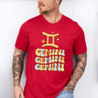 Groovy Gemini Design - Zodiac & Horoscopes Unisex Crewneck T-Shirt Sweatshirt Hoodie